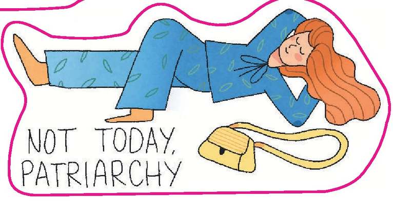 Not today, patriarchy sticker